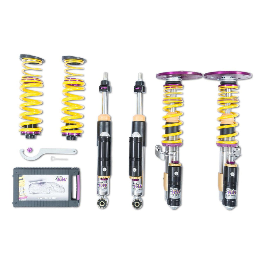 KW BMW M2 Clubsport V4 Coilover Kit (F87) with 3-Way Adjustment-R44 Performance