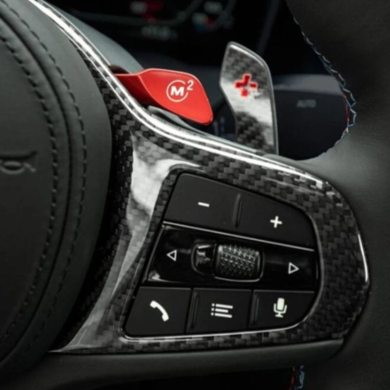 M Performance BMW Genuine Paddle Shifters In Gloss Carbon Fibre (G80/G82/F90/F92/G42)-R44 Performance