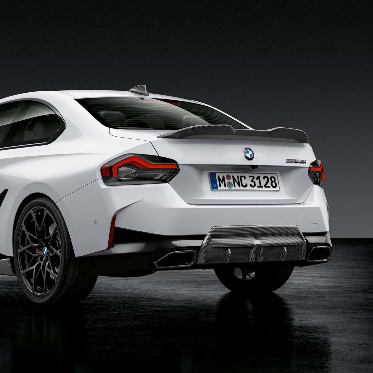 M Performance Rear Diffuser for BMW 2 Series M240i G42 (2021+) in Carbon Fibre-R44 Performance