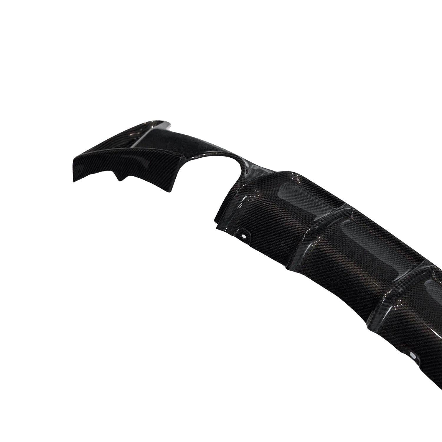 MHC BMW 3 Series Performance Style Rear Diffuser In Gloss Carbon Fibre (F30/F31/F34)-R44 Performance