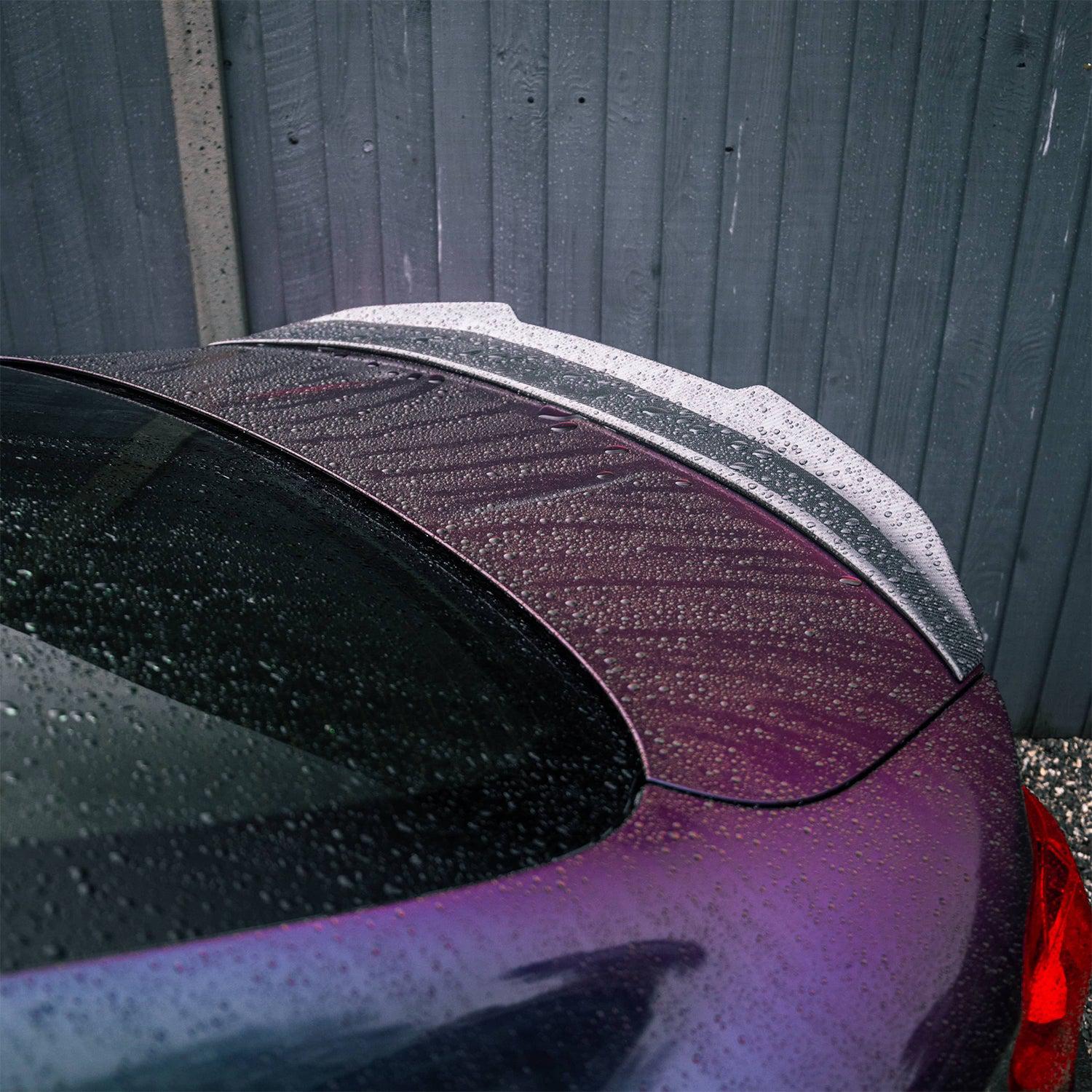 MHC BMW M4 Ducktail Style Spoiler Lip Gloss In Carbon Fibre (F82)-R44 Performance