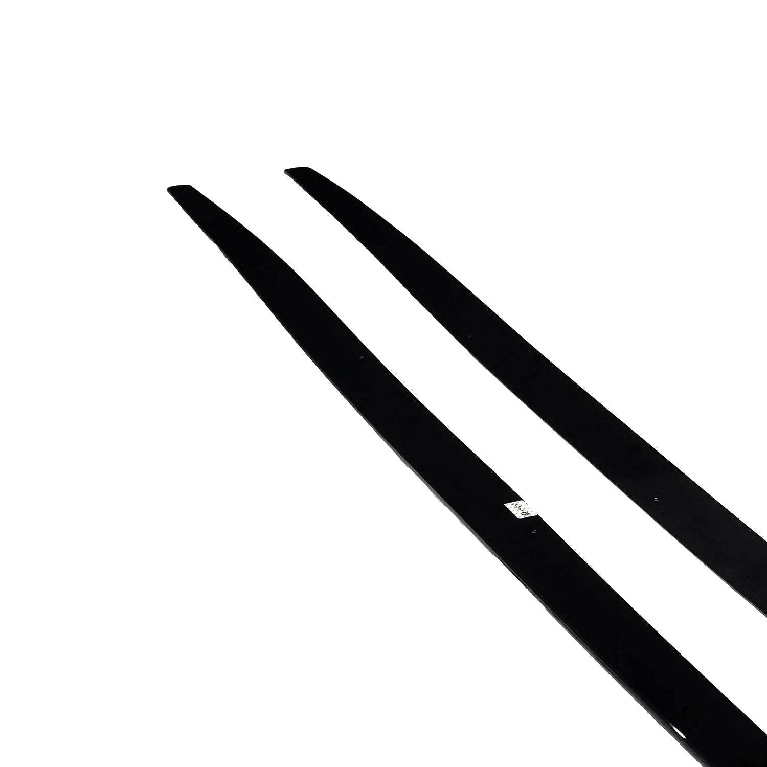 MHC Black BMW 1 Series LCI Full Length Side Skirts In Gloss Black (F20/F21)-R44 Performance