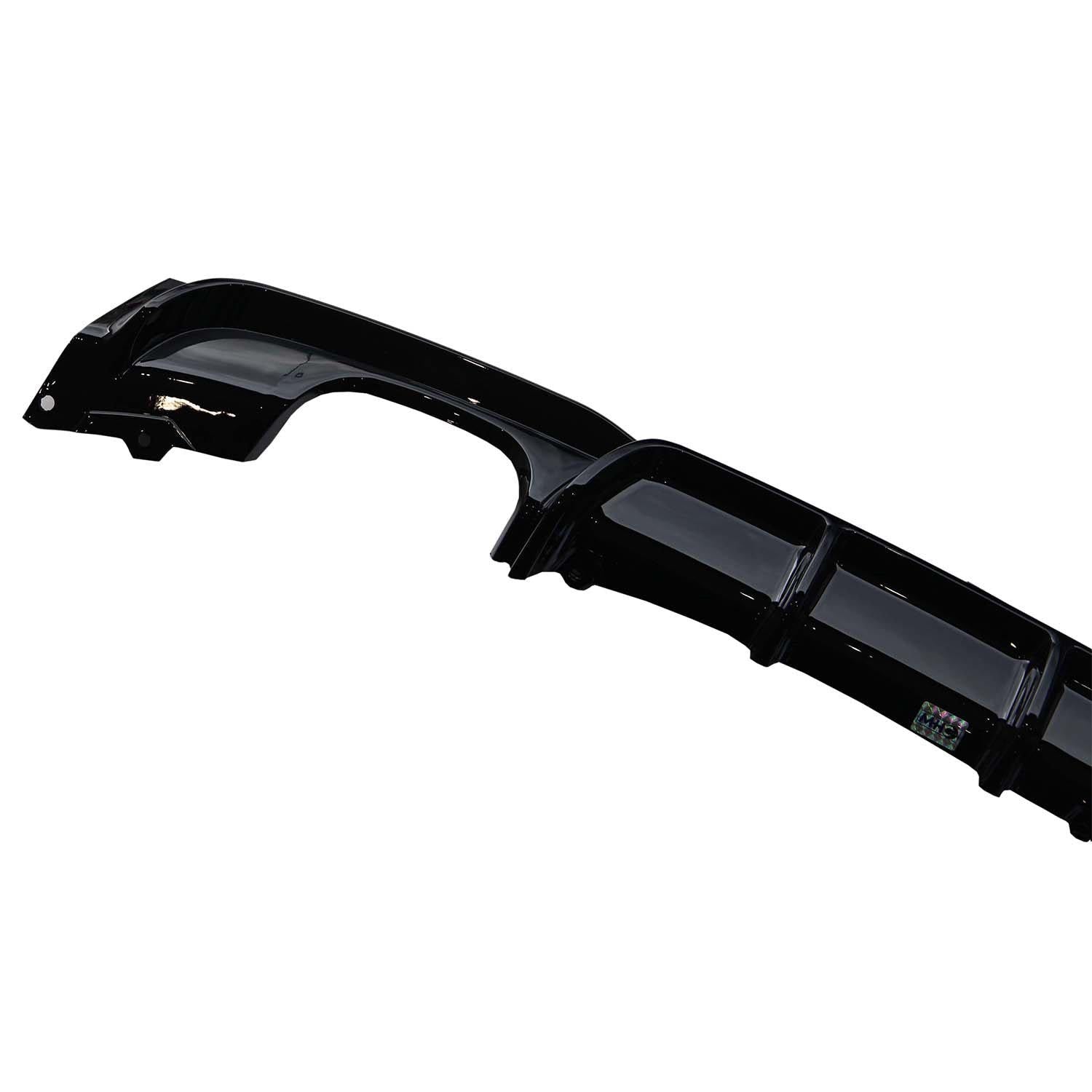 MHC Black BMW 320i/325i/328i M Sport Performance Style Rear Diffuser In Gloss Black (F30)-R44 Performance