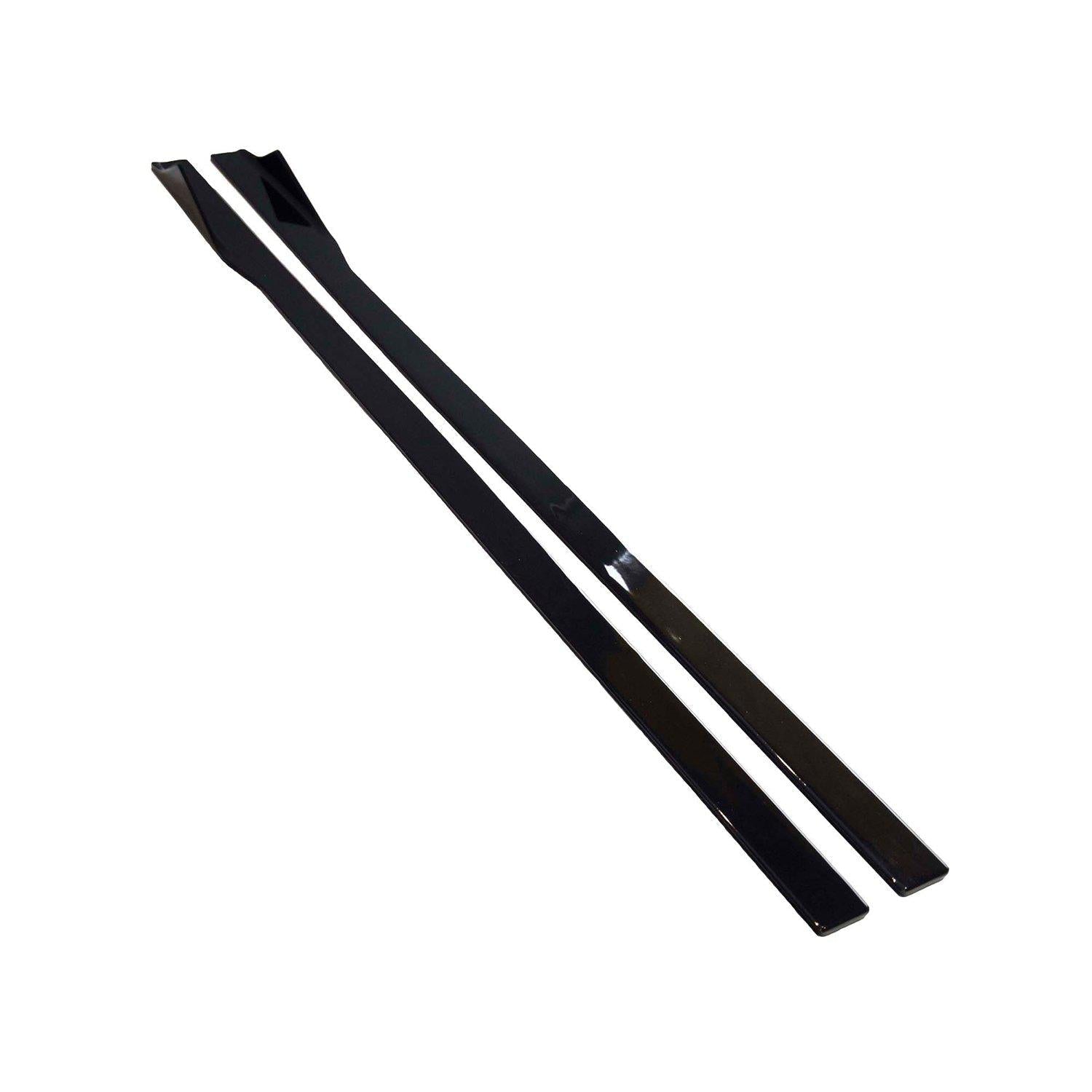 MHC Black BMW 8 Series Aggressive Style Side Skirts In Gloss Black (G14/G15/G16)-R44 Performance