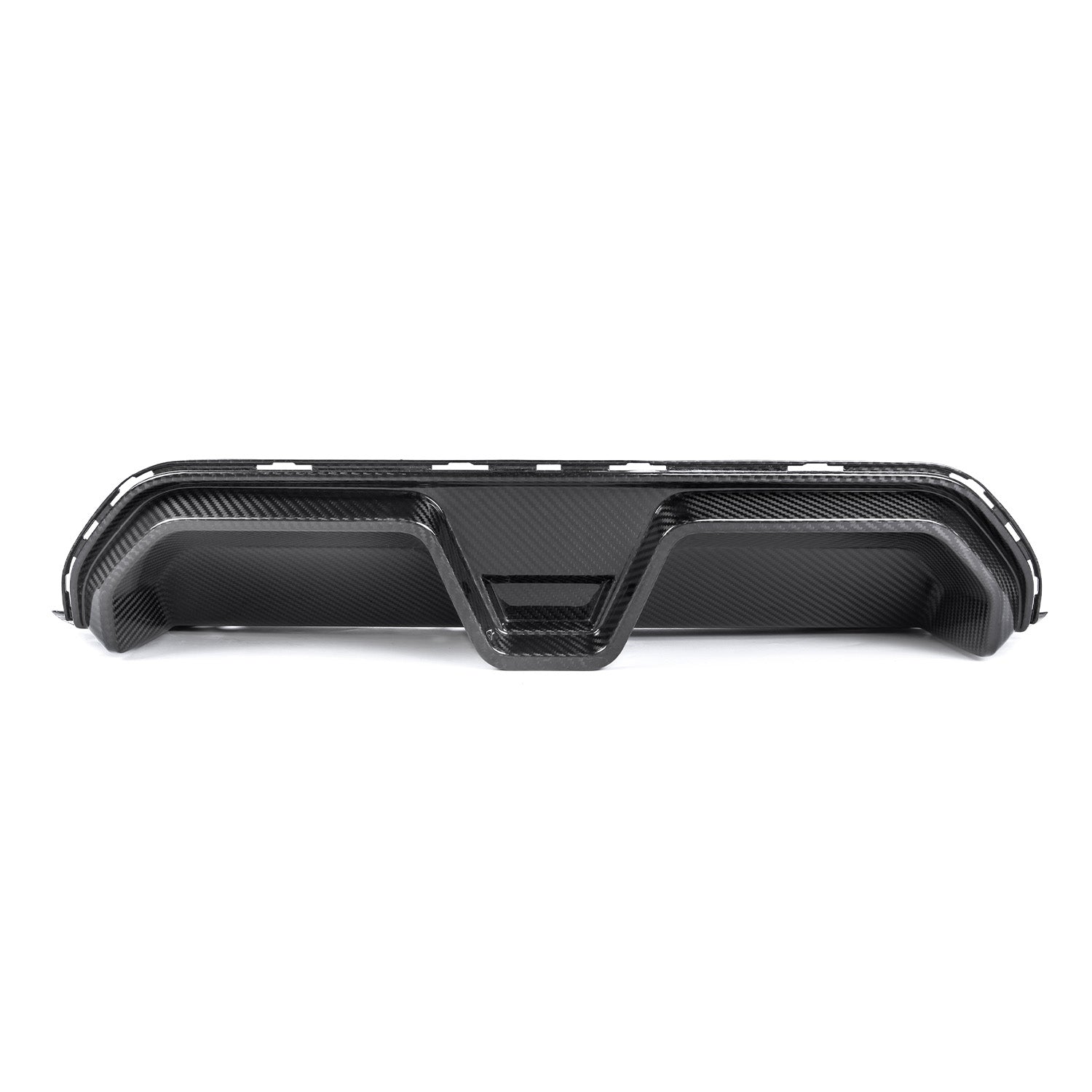 MHC+ BMW F90 M5 LCI CS Style Rear Diffuser In Gloss Pre Preg Carbon Fibre