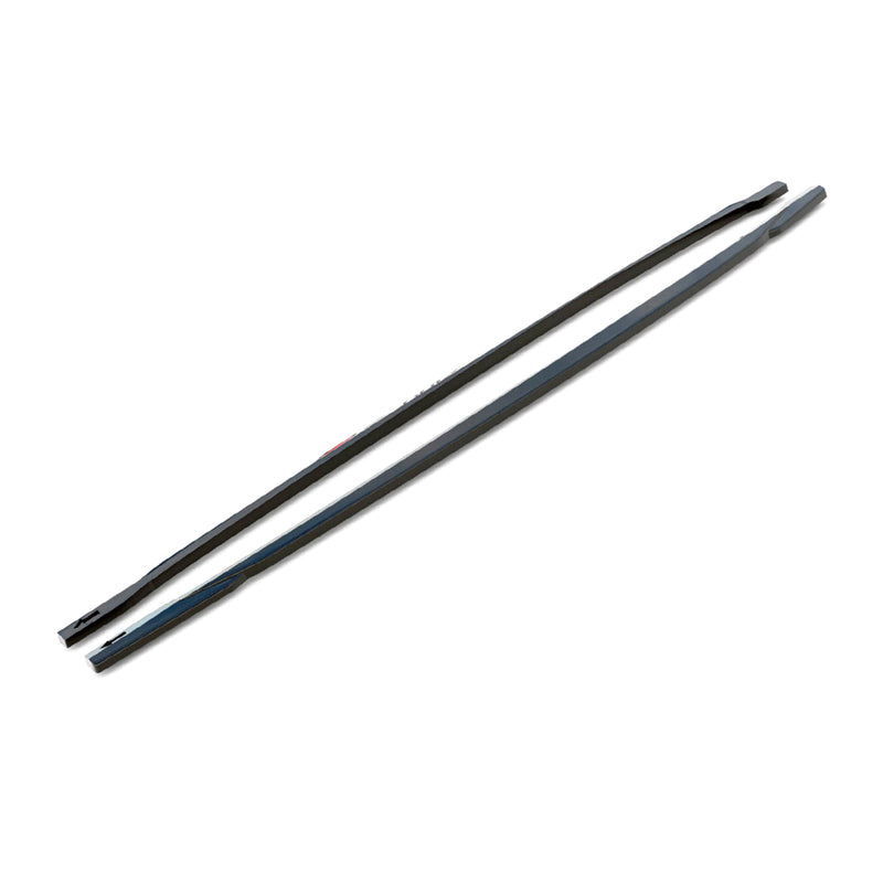 Maxton Design Audi 8Y RS3 Side Skirts In Gloss Black On White Background