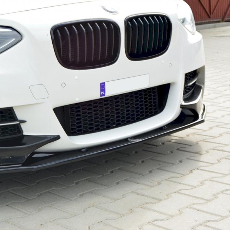 Maxton Design BMW 1 Series Pre LCI Front Splitter In Gloss Black (F20/F21)-R44 Performance