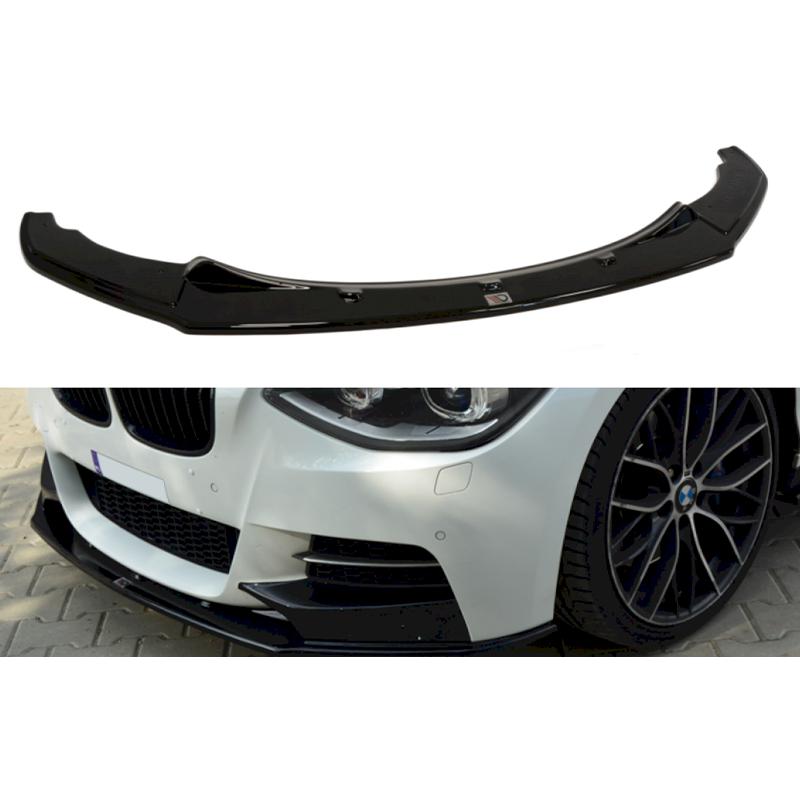 Maxton Design BMW 1 Series Pre LCI Front Splitter In Gloss Black (F20/F21)-R44 Performance