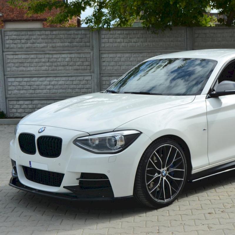 Maxton Design BMW 1 Series Pre LCI Front Splitter In Gloss Black (F20/F21)-R44 Performance