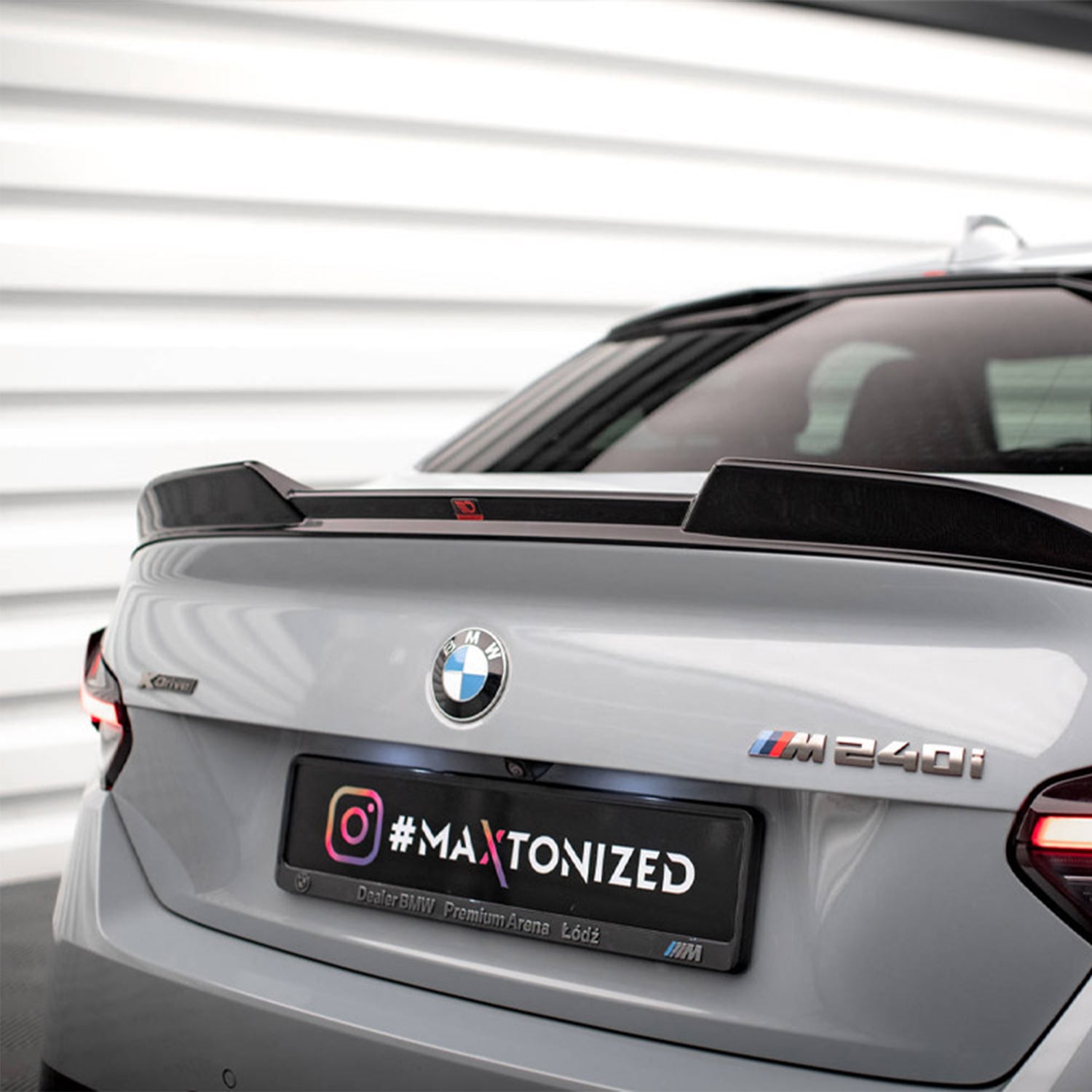 Maxton Design BMW G87 M2 G42 M240i Gloss Black Rear Spoiler