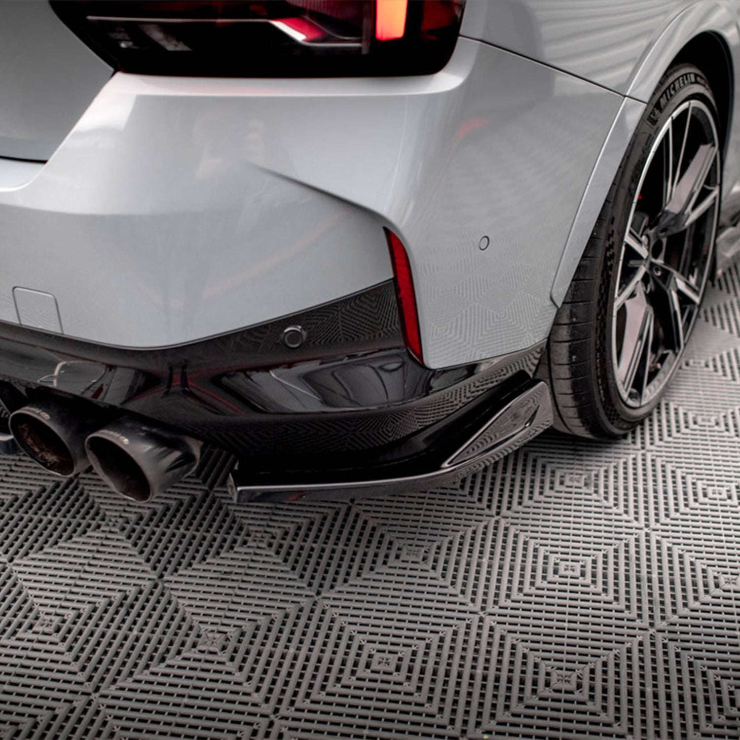 Maxton Design BMW G42 M240i Rear Side Splitters In Gloss Black