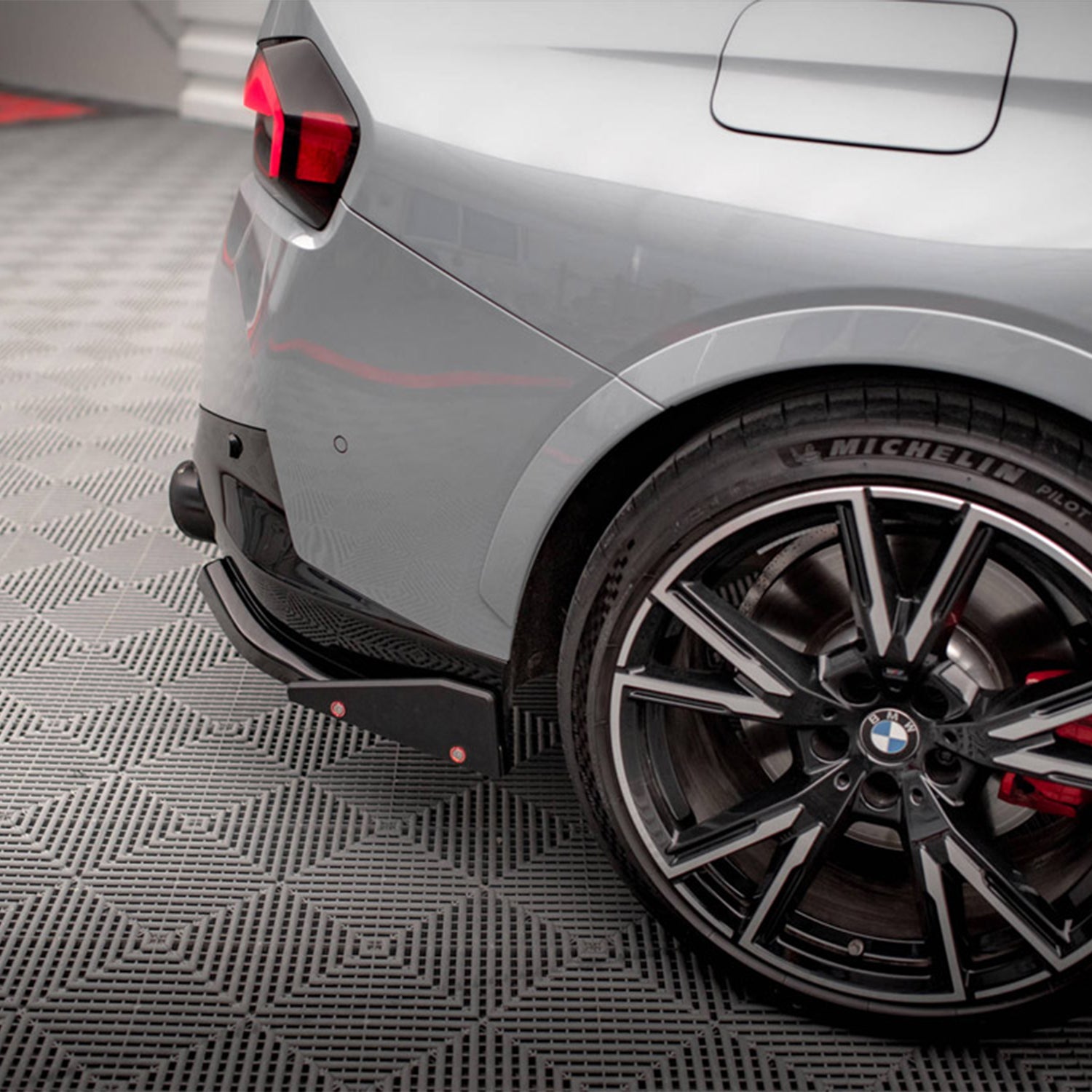 Maxton Design BMW G42 M240i V2 Rear Side Splitters & Flaps In Gloss Black