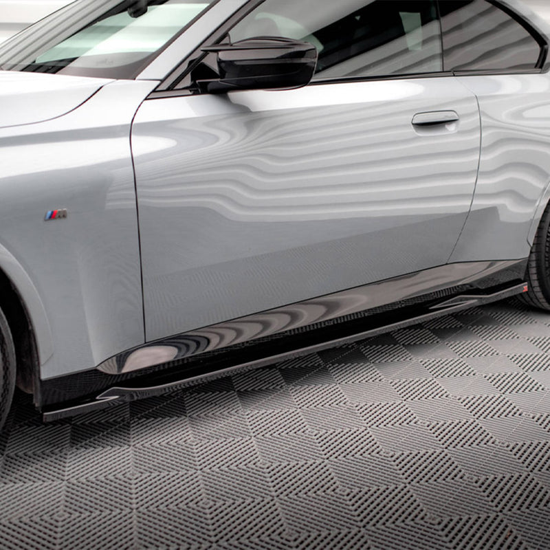 Maxton Design BMW G42 M240i V2 Gloss Black Side Skirts