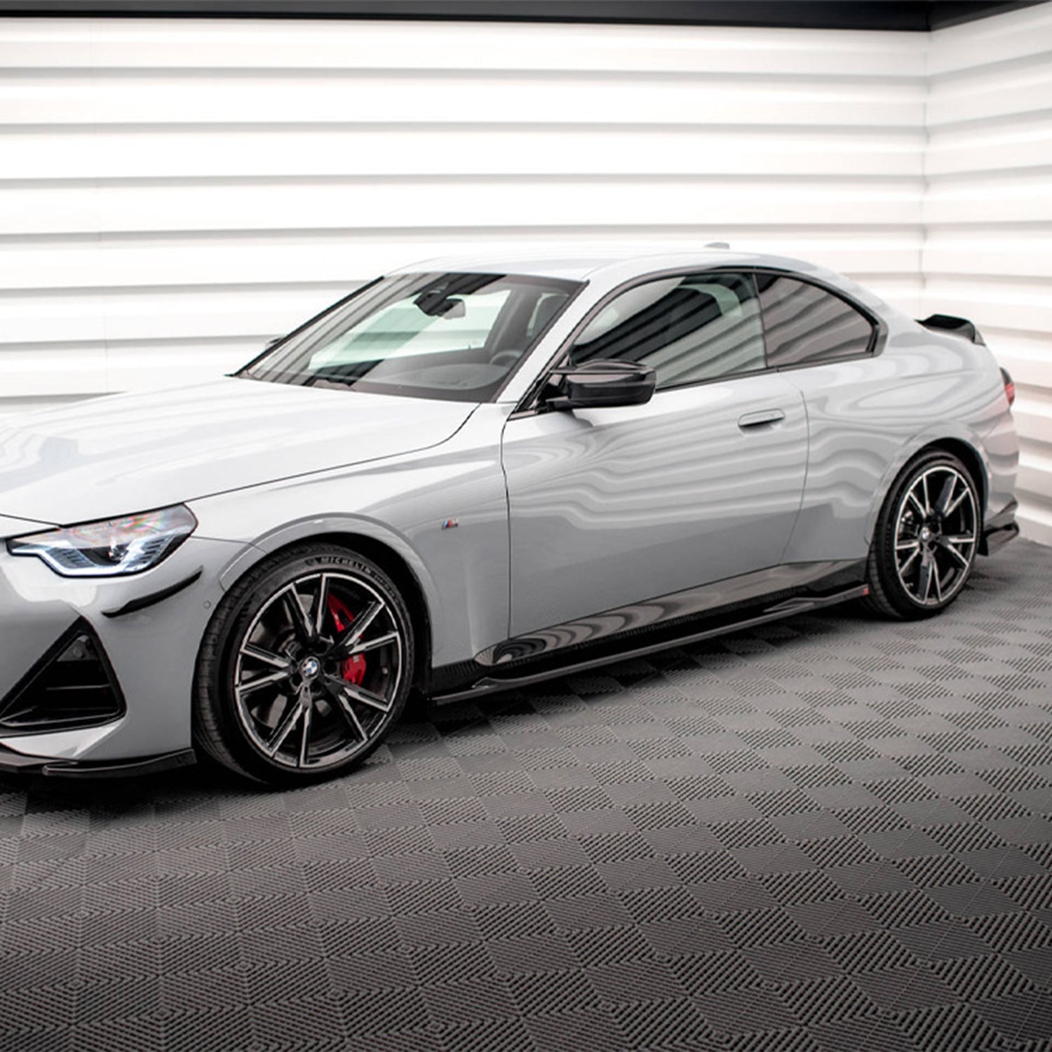 Maxton Design BMW G42 M240i V2 Gloss Black Side Skirts