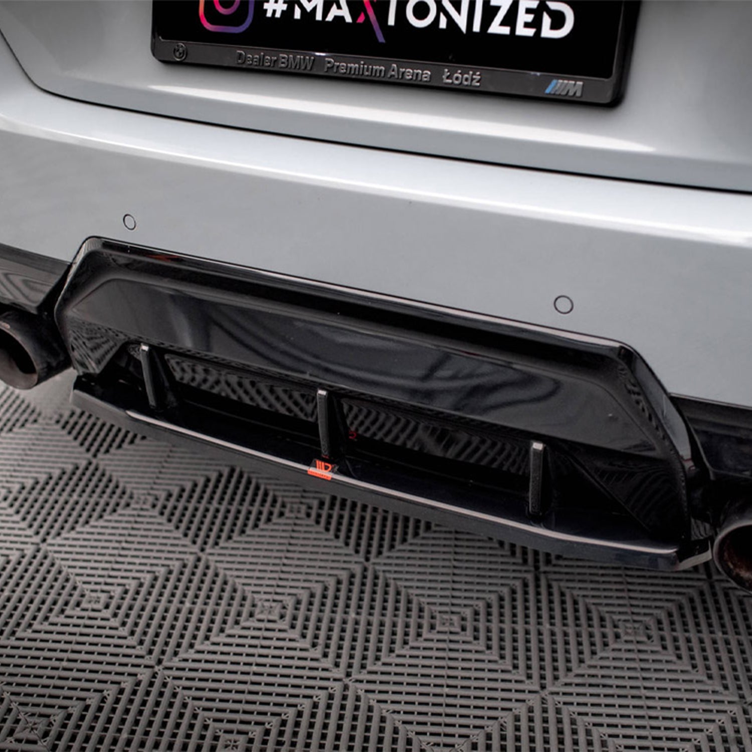 Maxton Design BMW G42 M240i Rear Diffuser In Gloss Black