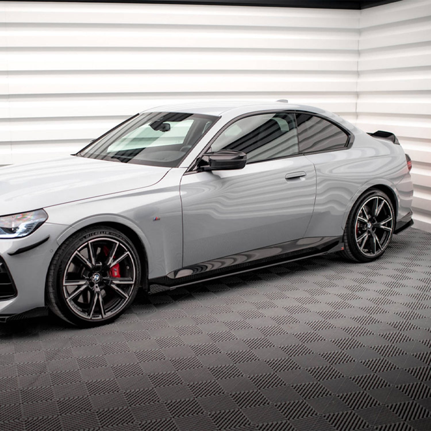 Maxton Design BMW G42 M240i Street Pro Side Skirts In Black