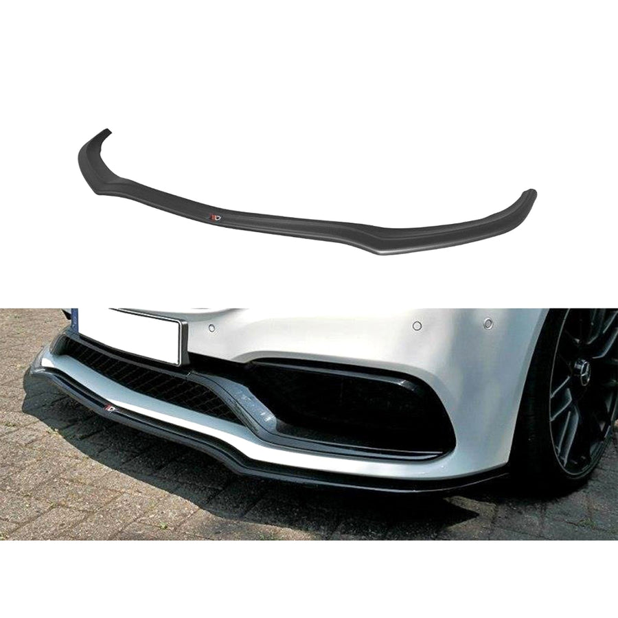 Maxton Design Front Splitter Mercedes C 205 63 AMG Coupe (2016-2018) in Gloss Black-R44 Performance