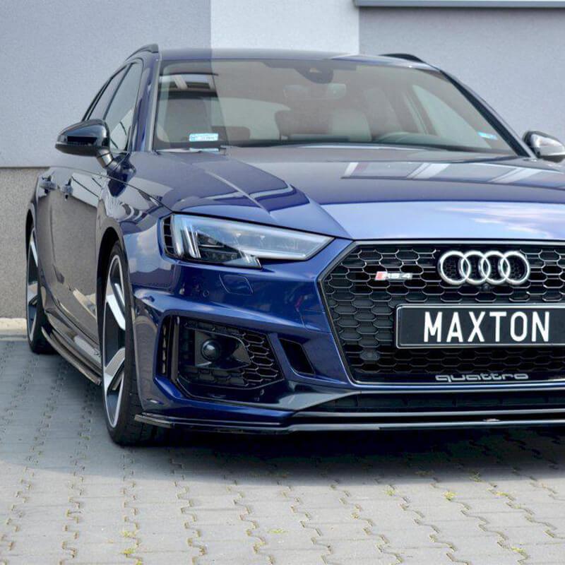 Maxton Design Front Splitter V.2 Audi RS4 B9 (2017-Up)-R44 Performance