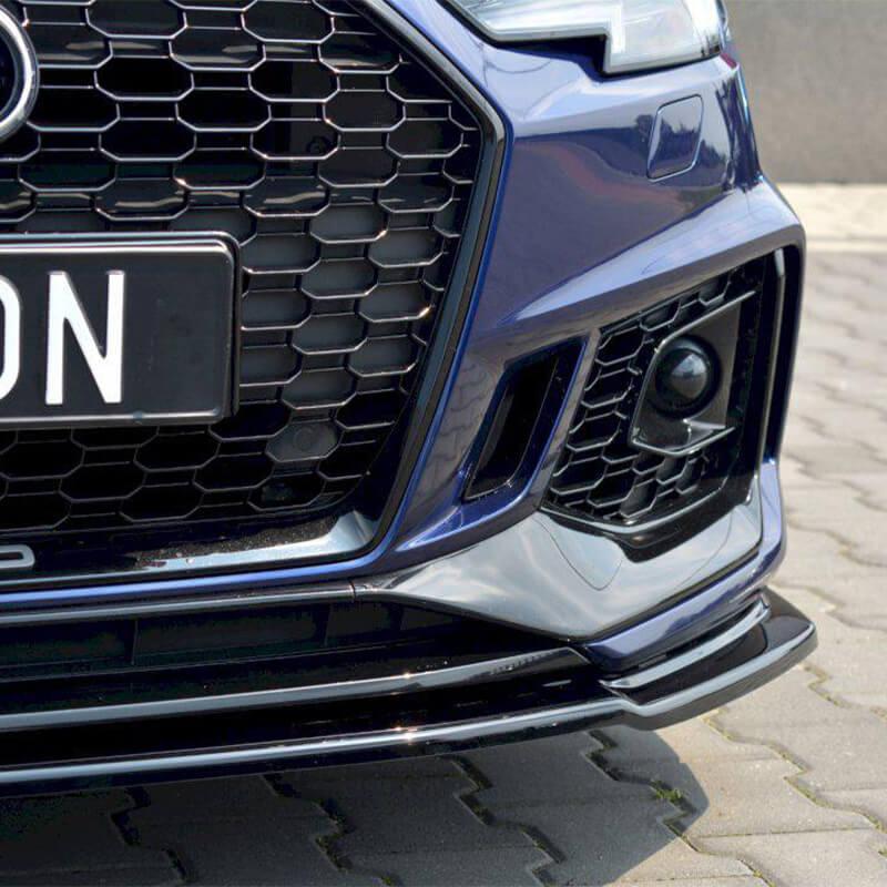 Maxton Design Front Splitter V.2 Audi RS4 B9 (2017-Up)-R44 Performance