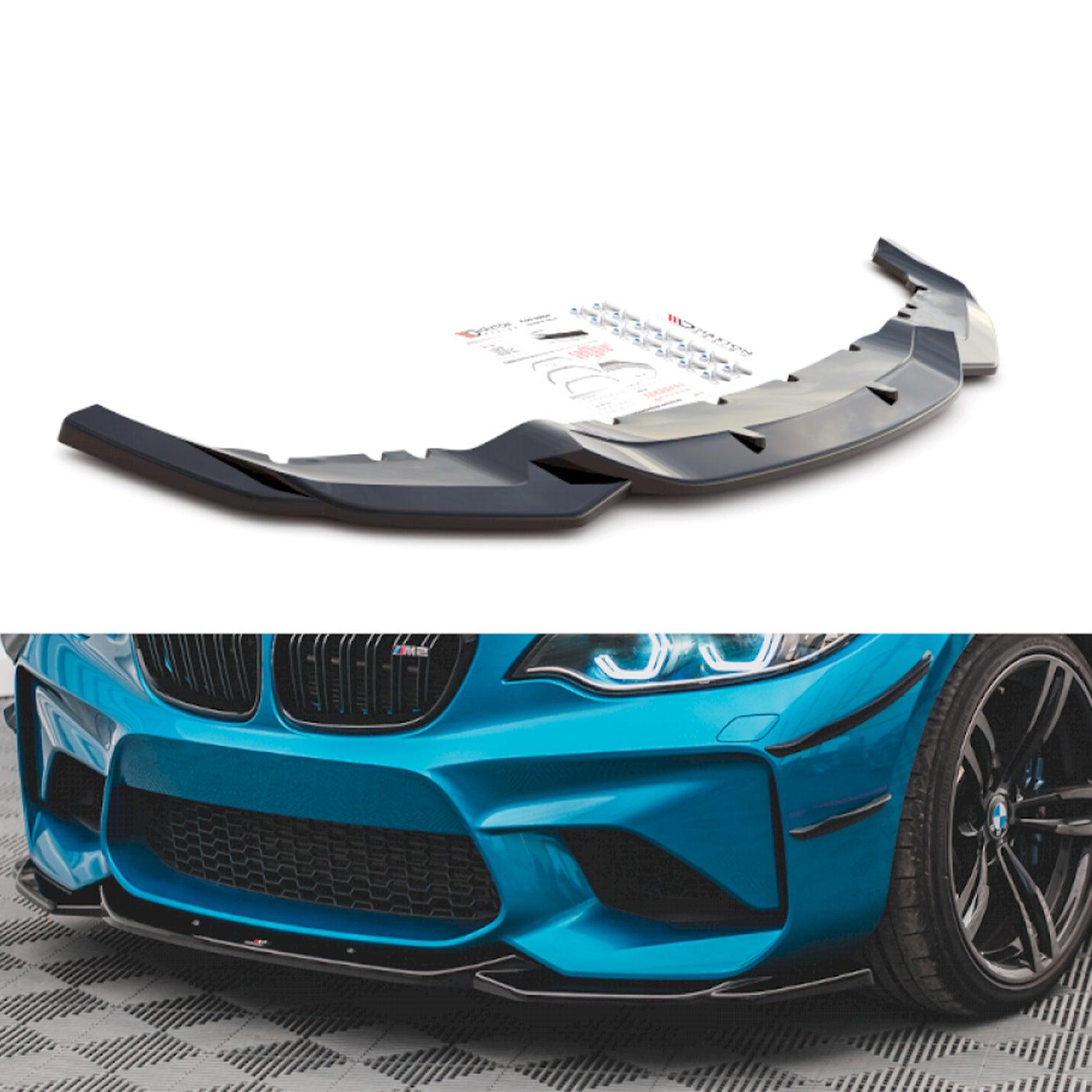 Maxton Design Front Splitter V.2 BMW M2 F87 (2016-2020)-R44 Performance