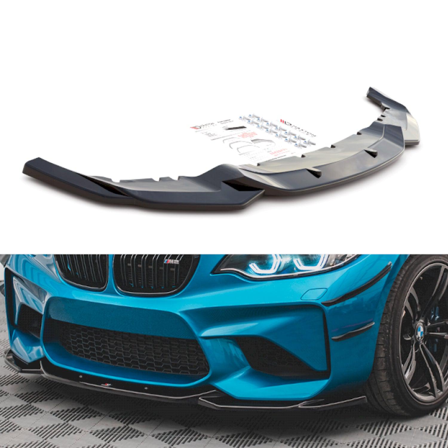 Maxton Design Front Splitter V.3 BMW M2 F87 (2016-2020)-R44 Performance