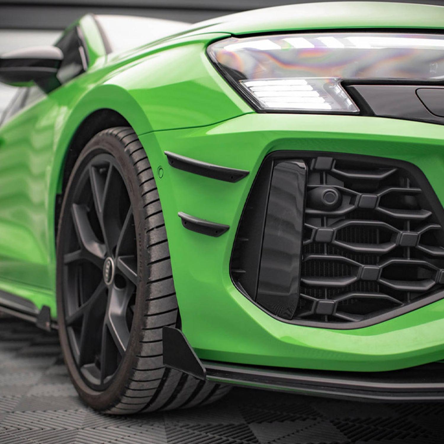 Maxton Front Bumper Wings (Canards) for Audi RS3 8Y (2020-)-R44 Performance