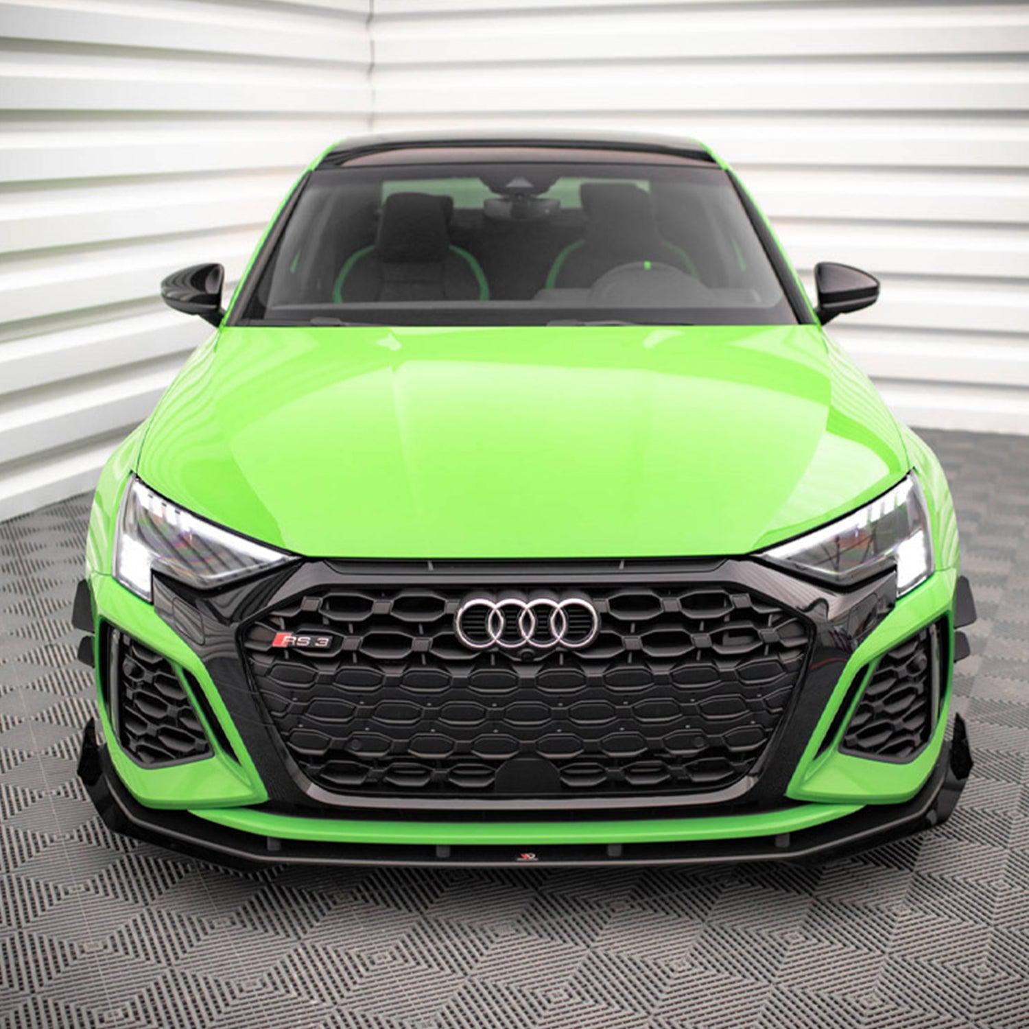 Maxton Front Bumper Wings (Canards) for Audi RS3 8Y (2020-)-R44 Performance