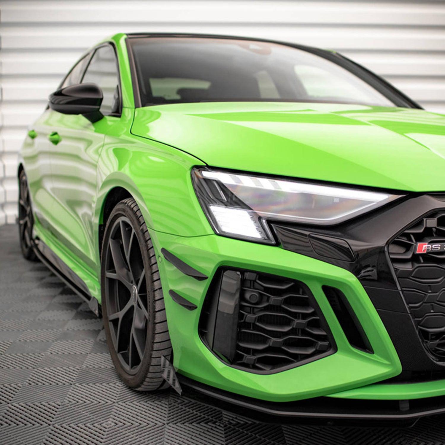 Maxton Front Bumper Wings (Canards) for Audi RS3 8Y (2020-)-R44 Performance