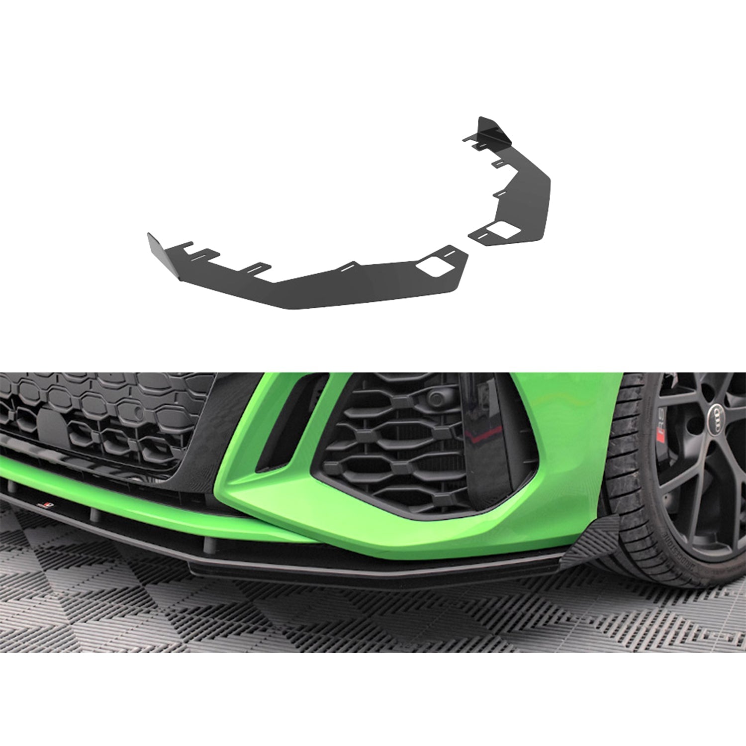 Maxton Front Flaps for Audi RS3 8Y (2020-)-R44 Performance