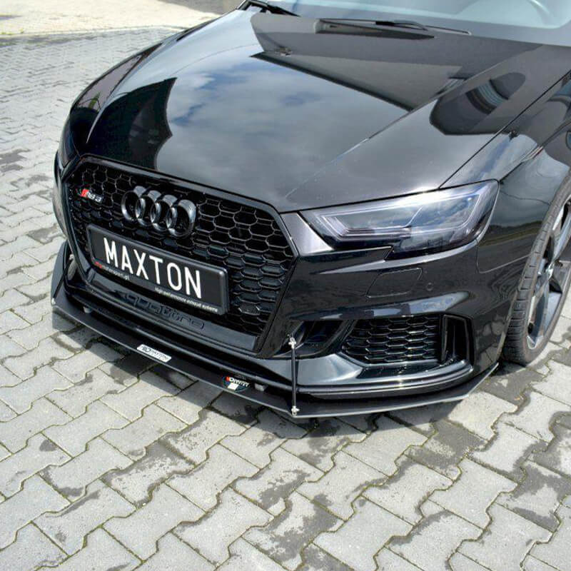 Maxton Front Racing Splitter V.1 Audi RS3 8V Facelift Sportback (2017-20)-R44 Performance