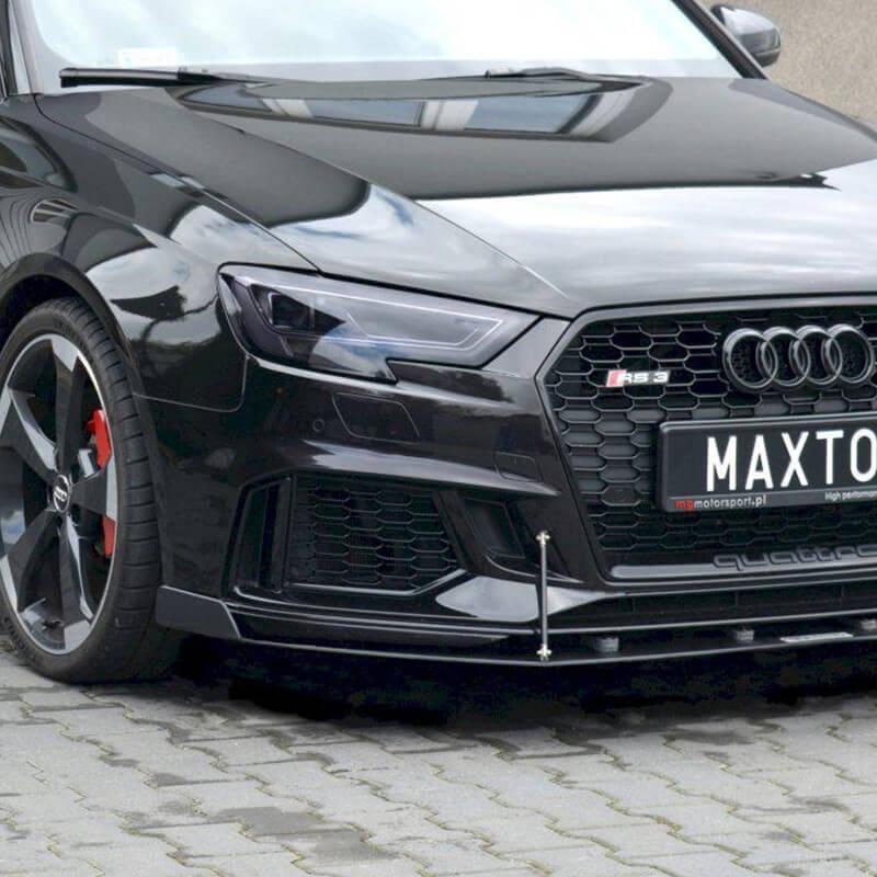 Maxton Front Racing Splitter V.2 Audi RS3 8V Facelift Sportback (2017-20)-R44 Performance