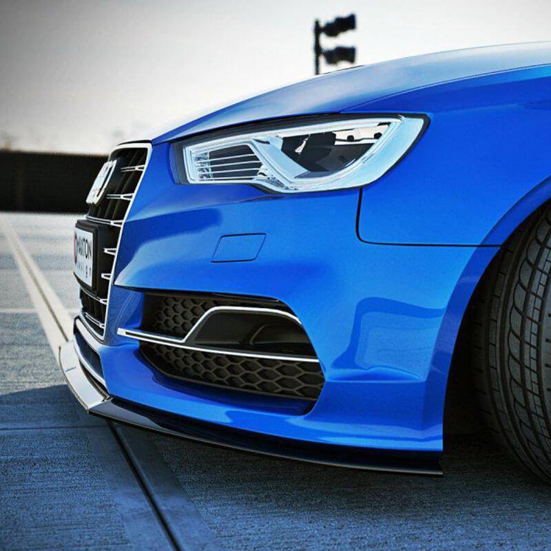 Maxton Front Splitter Audi S3 8V Sedan,Cabrio/Audi A3 8V Sline Sedan-R44 Performance