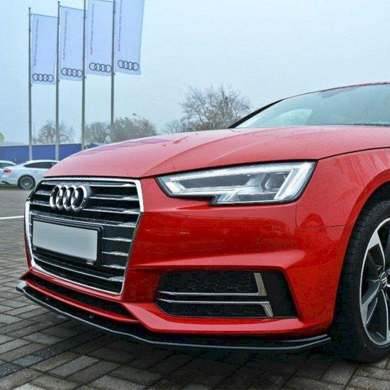Maxton Front Splitter V2 Audi S4/ A4 S-Line B9-R44 Performance