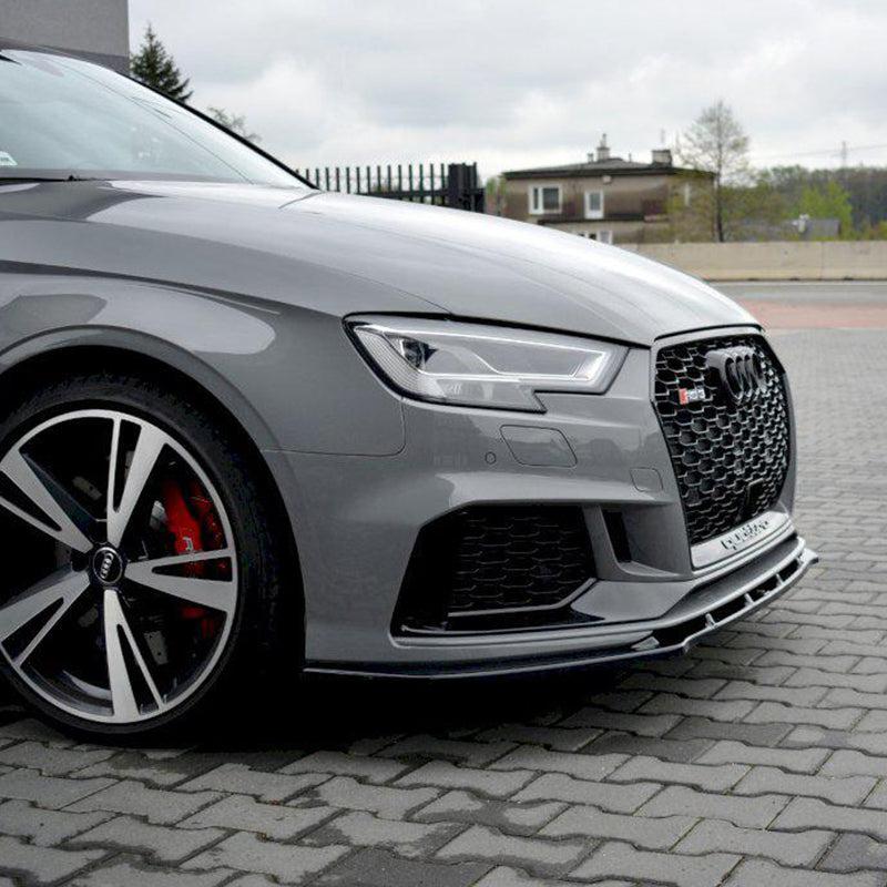 Maxton Front Splitter V.1 Audi RS3 8V Facelift Sedan (2017-20)-R44 Performance
