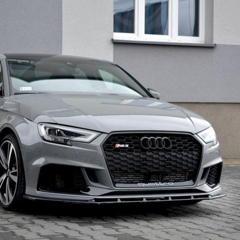 Maxton Front Splitter V.1 Audi RS3 8V Facelift Sedan (2017-20)-R44 Performance