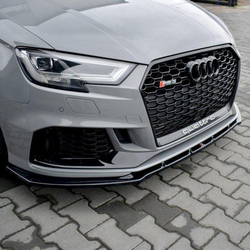 Maxton Front Splitter V.1 Audi RS3 8V Facelift Sedan (2017-20)-R44 Performance