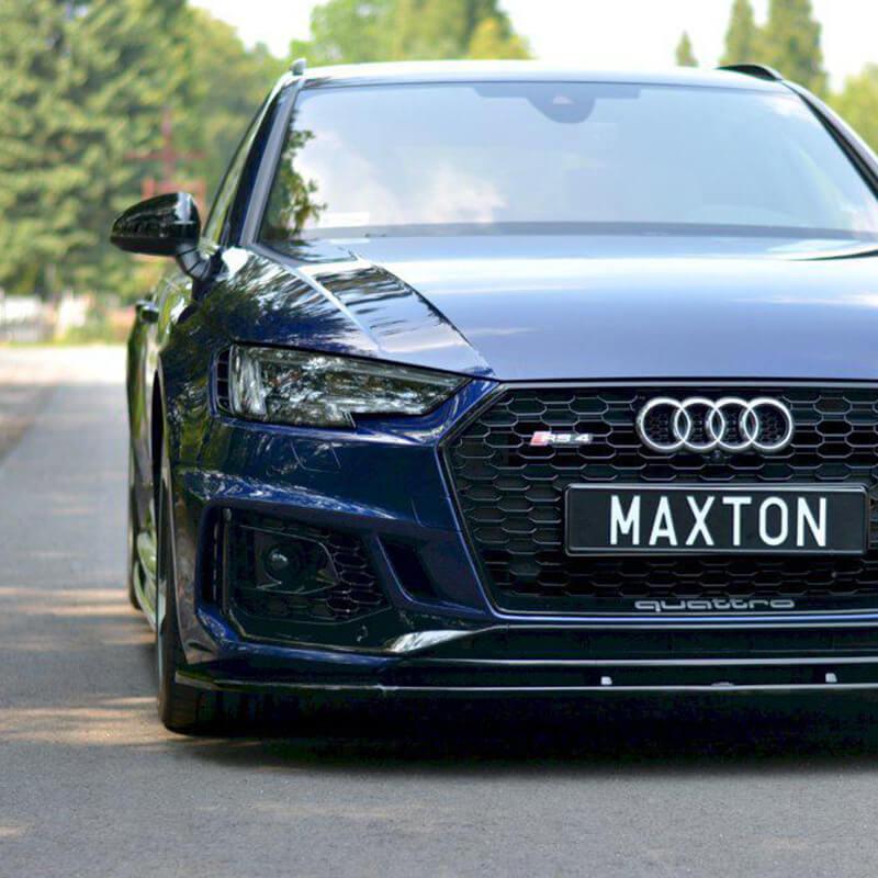 Maxton Front Splitter V.1 Audi RS4 B9 (2017-Up)-R44 Performance
