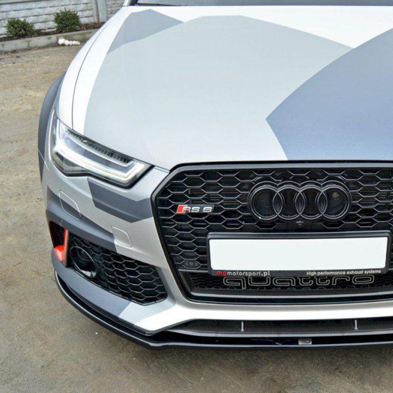Maxton Front Splitter V.1 Audi Rs6 C7 (2013-Up)-R44 Performance
