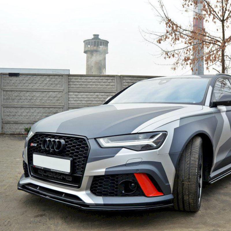 Maxton Front Splitter V.1 Audi Rs6 C7 (2013-Up)-R44 Performance