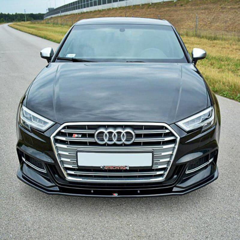 Maxton Front Splitter V.1 Audi S3 / A3 S-Line 8V Fl-R44 Performance