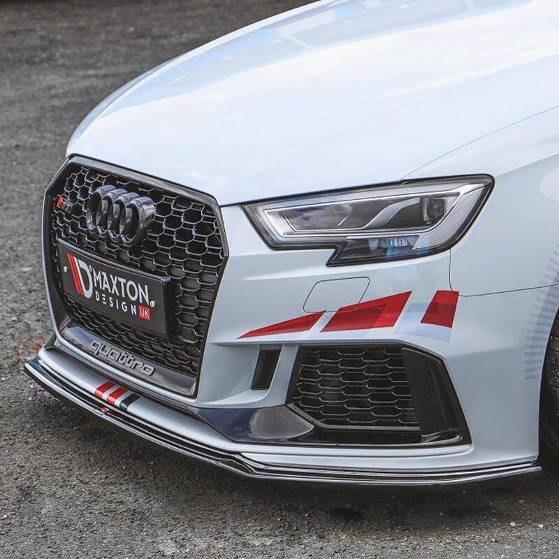 Maxton Front Splitter V.2 Audi RS3 8V Facelift Sportback (2017-2020)-R44 Performance