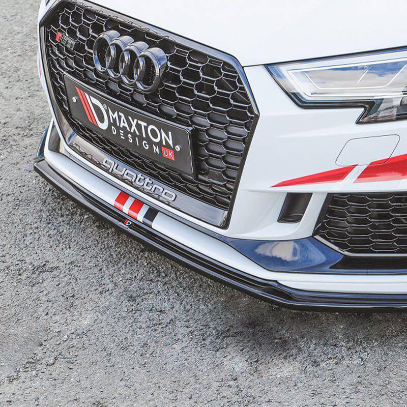 Maxton Front Splitter V.2 Audi RS3 8V Facelift Sportback (2017-2020)-R44 Performance