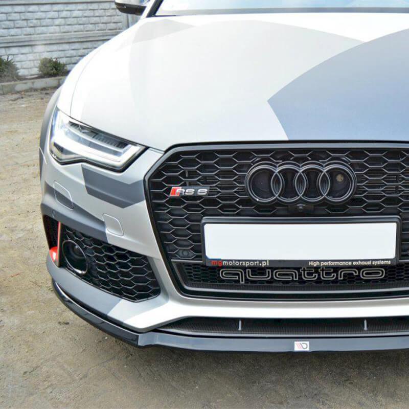 Maxton Front Splitter V.2 Audi Rs6 C7 (2013-Up)-R44 Performance