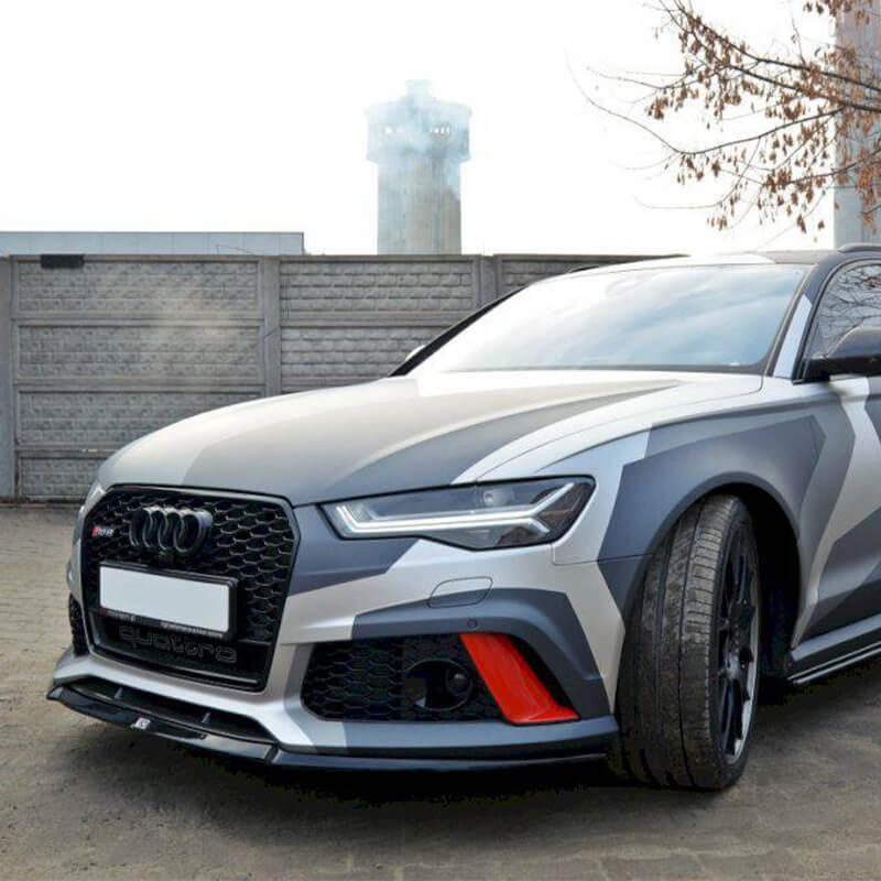 Maxton Front Splitter V.2 Audi Rs6 C7 (2013-Up)-R44 Performance