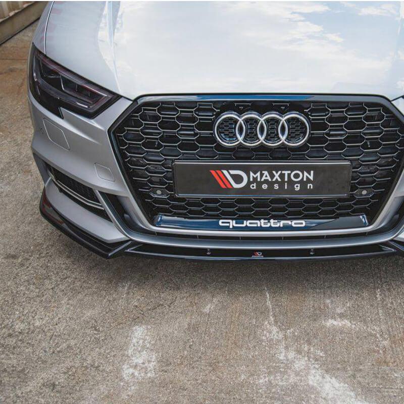 Maxton Front Splitter V.3 Audi S3 Saloon 8V Facelift (2016-2020)-R44 Performance