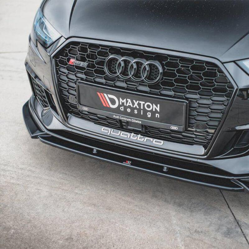 Maxton Front Splitter V.4 Audi RS3 8V Facelift (2017-Up)-R44 Performance