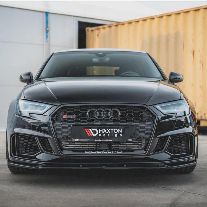 Maxton Front Splitter V.4 Audi RS3 8V Facelift (2017-Up)-R44 Performance