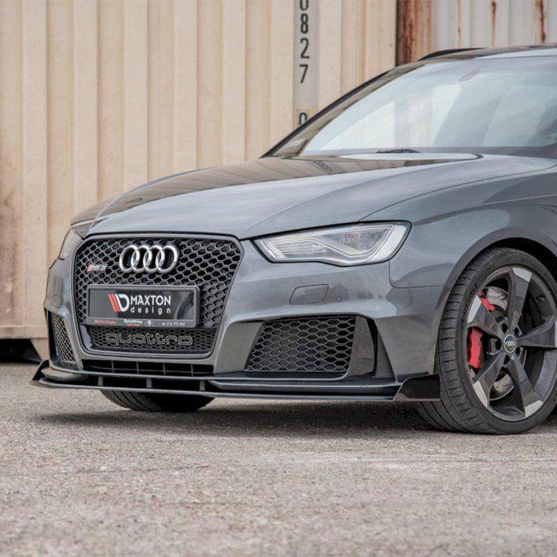 Maxton Racing Front Splitter (+Flaps) Audi RS3 8V Sportback (2015-2016)-R44 Performance