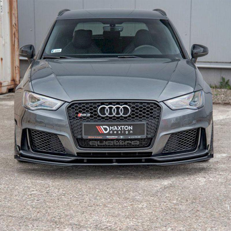 Maxton Racing Front Splitter (+Flaps) Audi RS3 8V Sportback (2015-2016)-R44 Performance