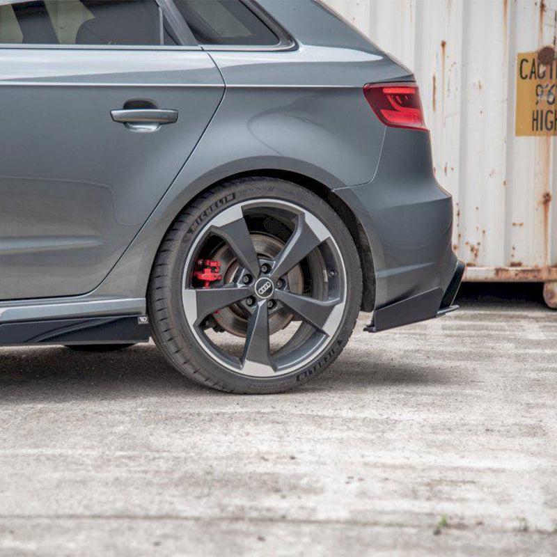 Maxton Racing Rear Side Splitters (+Flaps) Audi RS3 8V Sportback (2015-2016)-R44 Performance